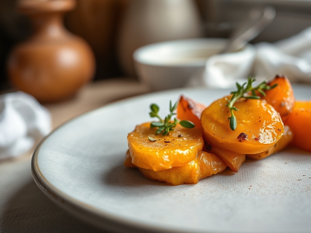 Freshly prepared apple and sweet potato recipes