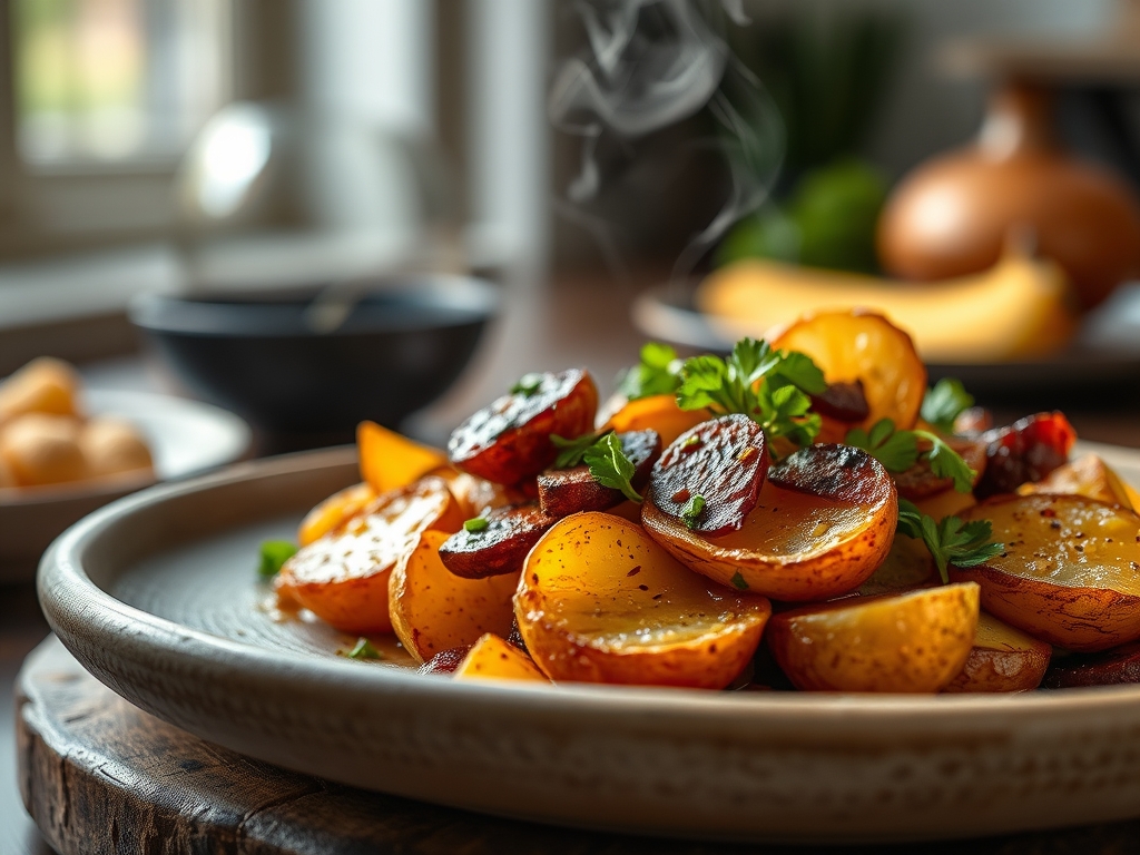 Freshly prepared chorizo potato recipes