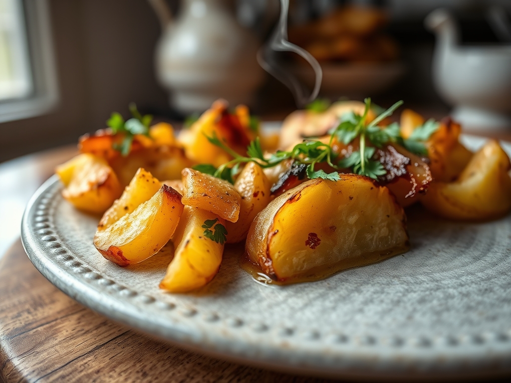 Freshly prepared different potato recipes