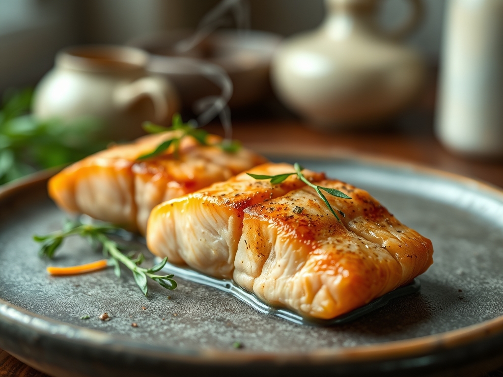 Freshly prepared ginger salmon recipes
