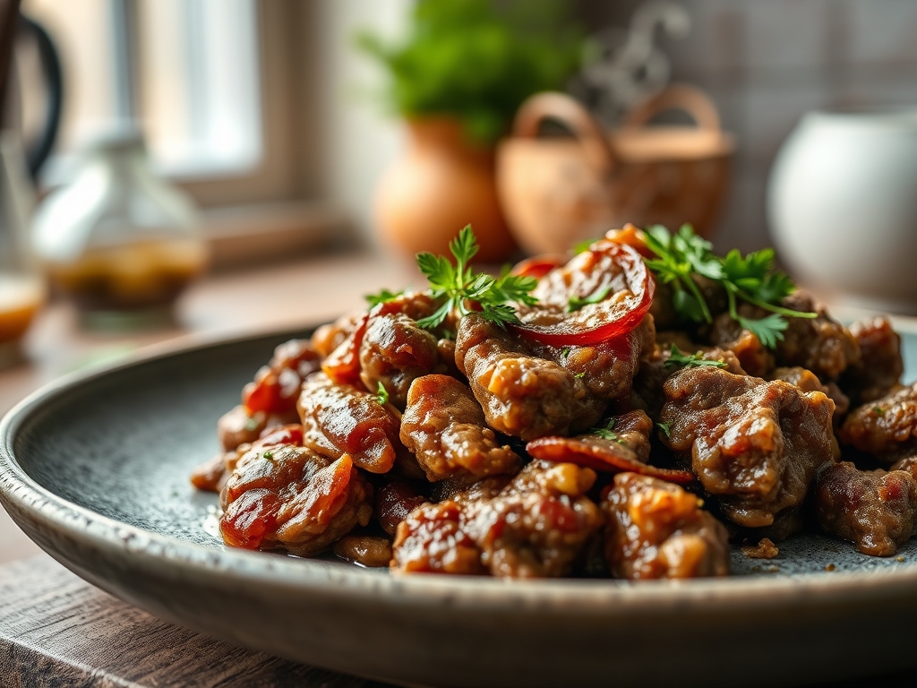 Freshly prepared ground pork and beef recipes