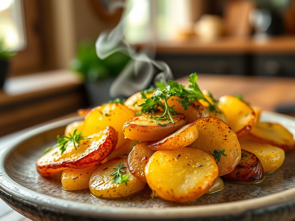 Freshly prepared interesting potato recipes