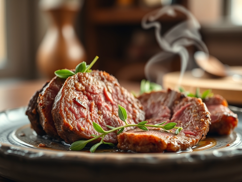 Freshly prepared round roast beef recipes