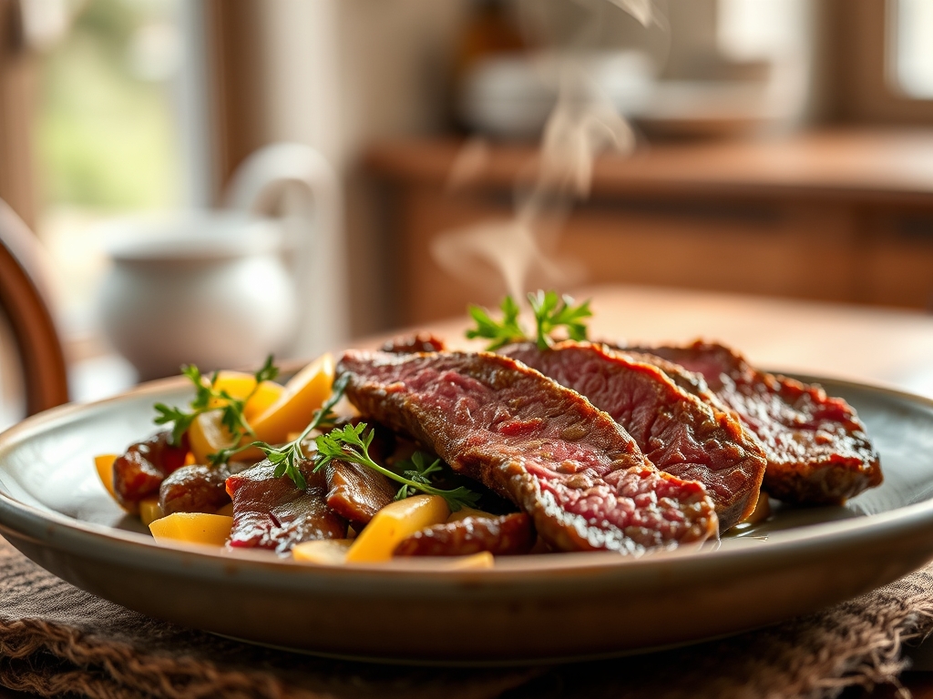 Freshly prepared simple roast beef recipes